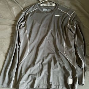 Nike black pro combat long sleeve shirt